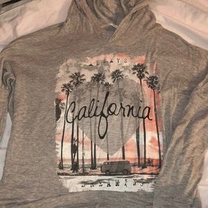 Cali hooded long sleeve shirt
